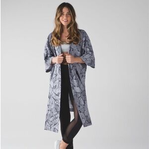 Rare LuluLemon Yoga Haven Kimono Dottie Tribe